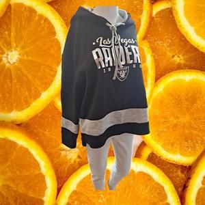 Fanatics Las Vegas Raiders Hoodie Sweatshirt‎ Cotton Blend Size Large